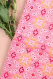 Pink Patola Silk Fabric